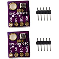 ICQUANZX 2 unidades BME280 sensor de temperatura de humedad del aire- módulo sensor de presión de aire con IIC-I2C para…